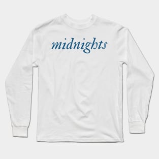 TS midnights album Long Sleeve T-Shirt